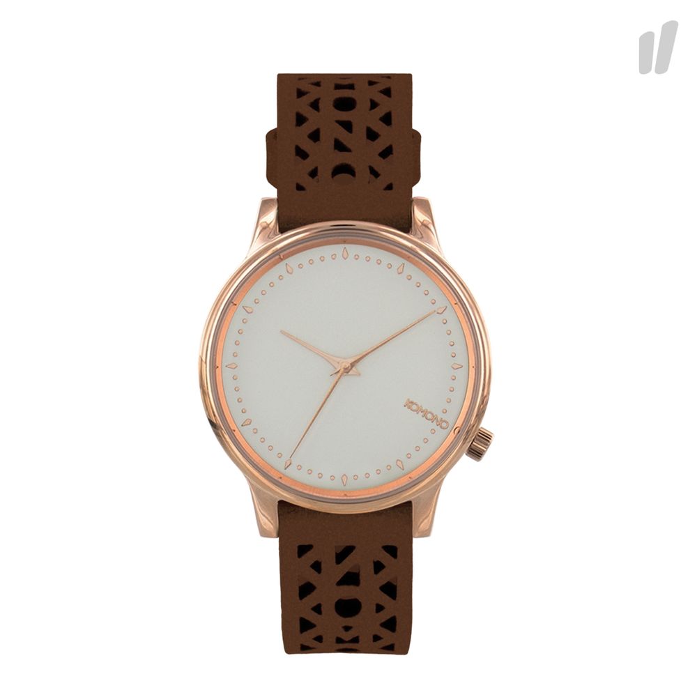 Komono Brown Leather Dress Watch