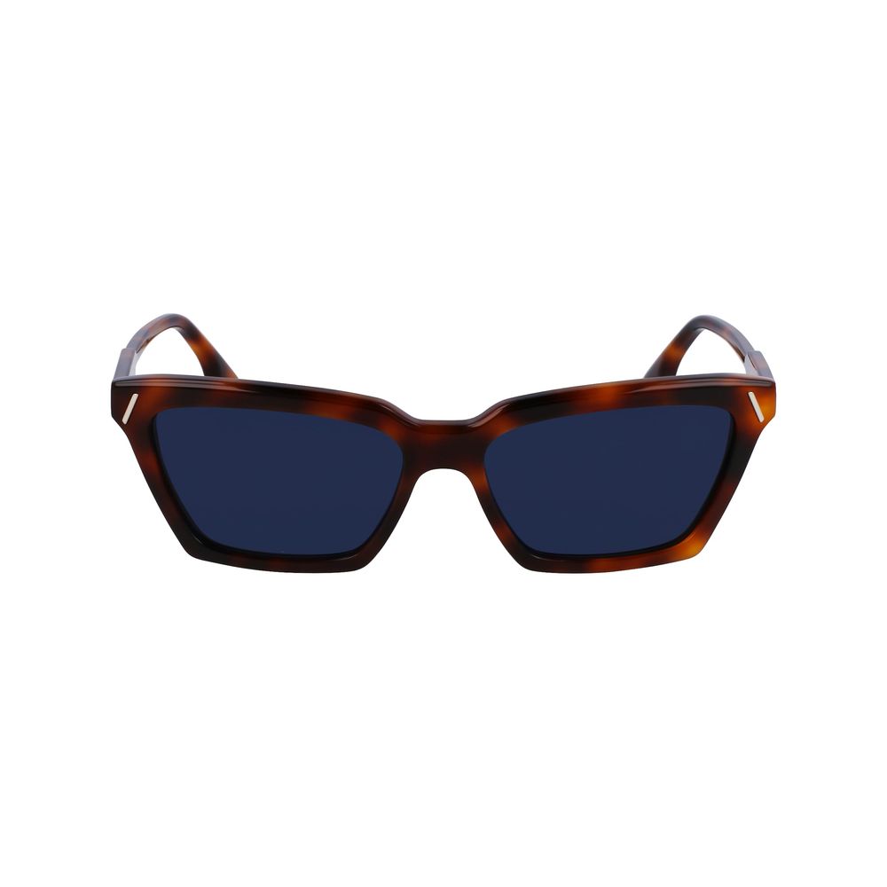 Victoria Beckham Brown Acetate Sunglasses