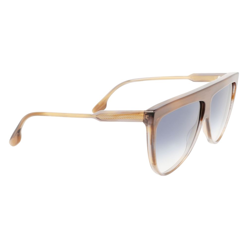 Victoria Beckham Brown Acetate Sunglasses