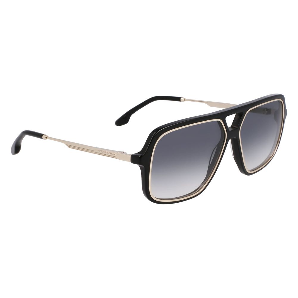 Victoria Beckham Black Acetate Sunglasses