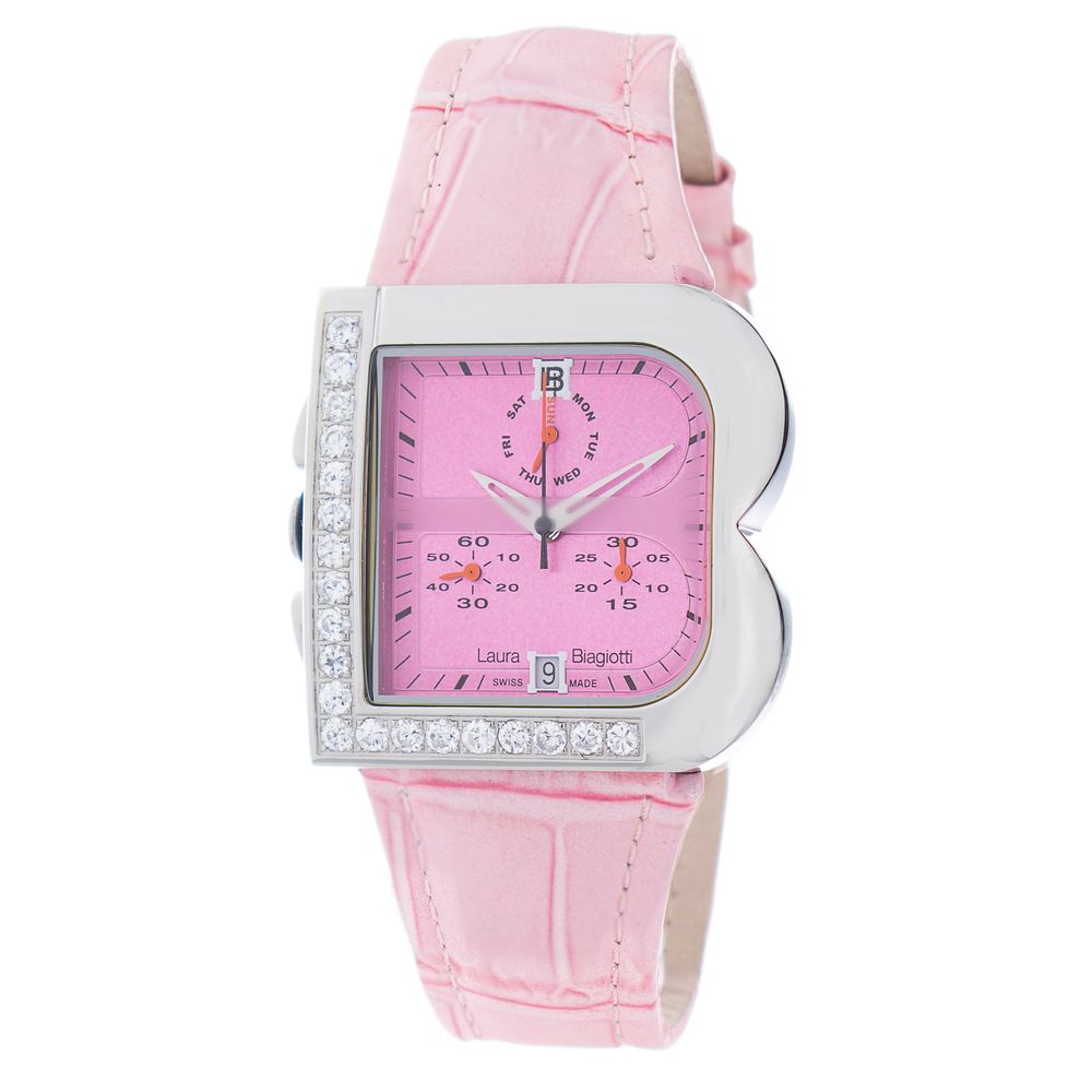 Laura Biagiotti Multicolor Leather Dress Watch
