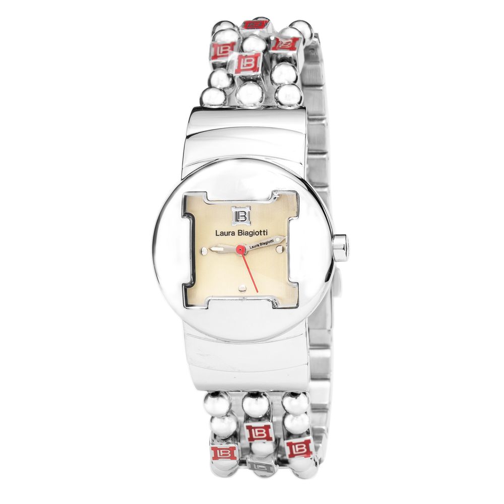 Laura Biagiotti Silver Stainless Steel Dress Watch
