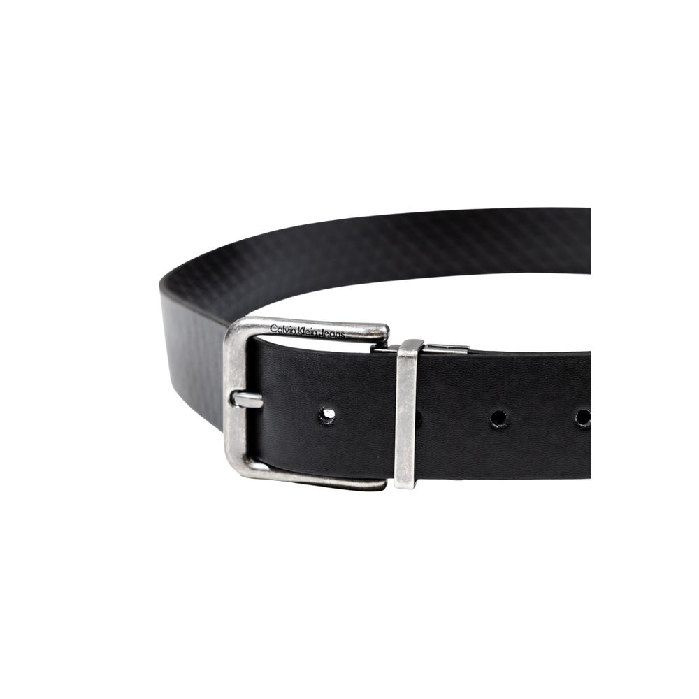 Calvin Klein Gürtel aus schwarzem Leder