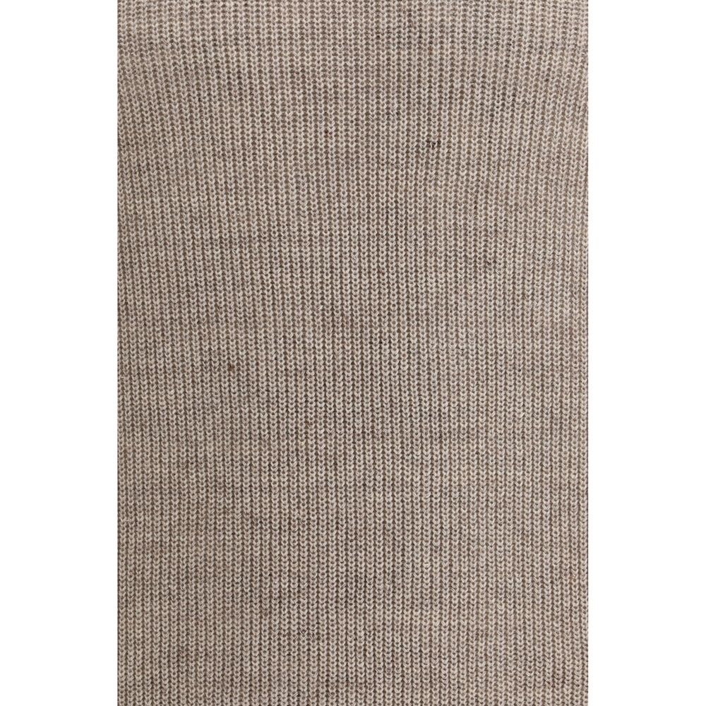Brunello Cucinelli Beige Linen T-Shirt