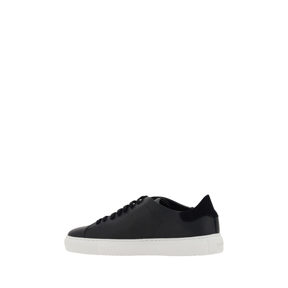 Axel Arigato Schwarze Kalbsleder Bos Taurus Low-Top-Sneaker