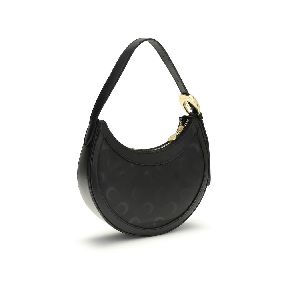 Marine Serre Black Polyethylene Shoulder Bag