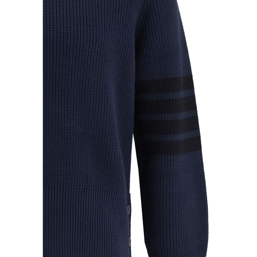 Thom Browne blaues Baumwoll-Sweatshirt