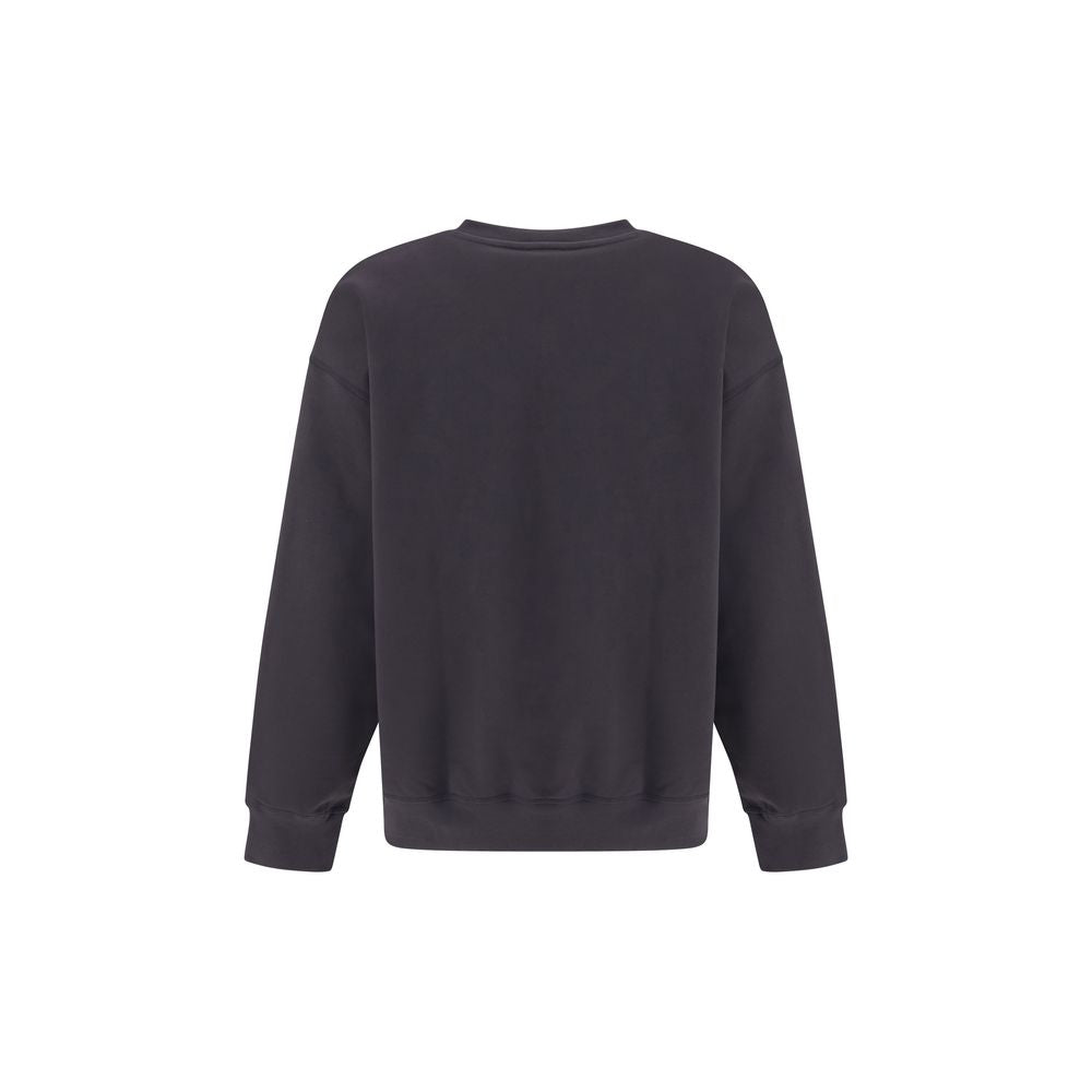 Ganni Black Cotton Sweatshirt