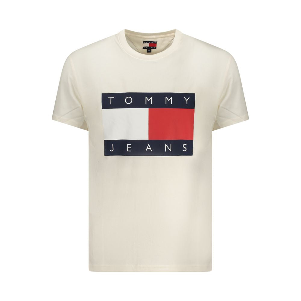 T-shirt en coton blanc pour homme Tommy Hilfiger