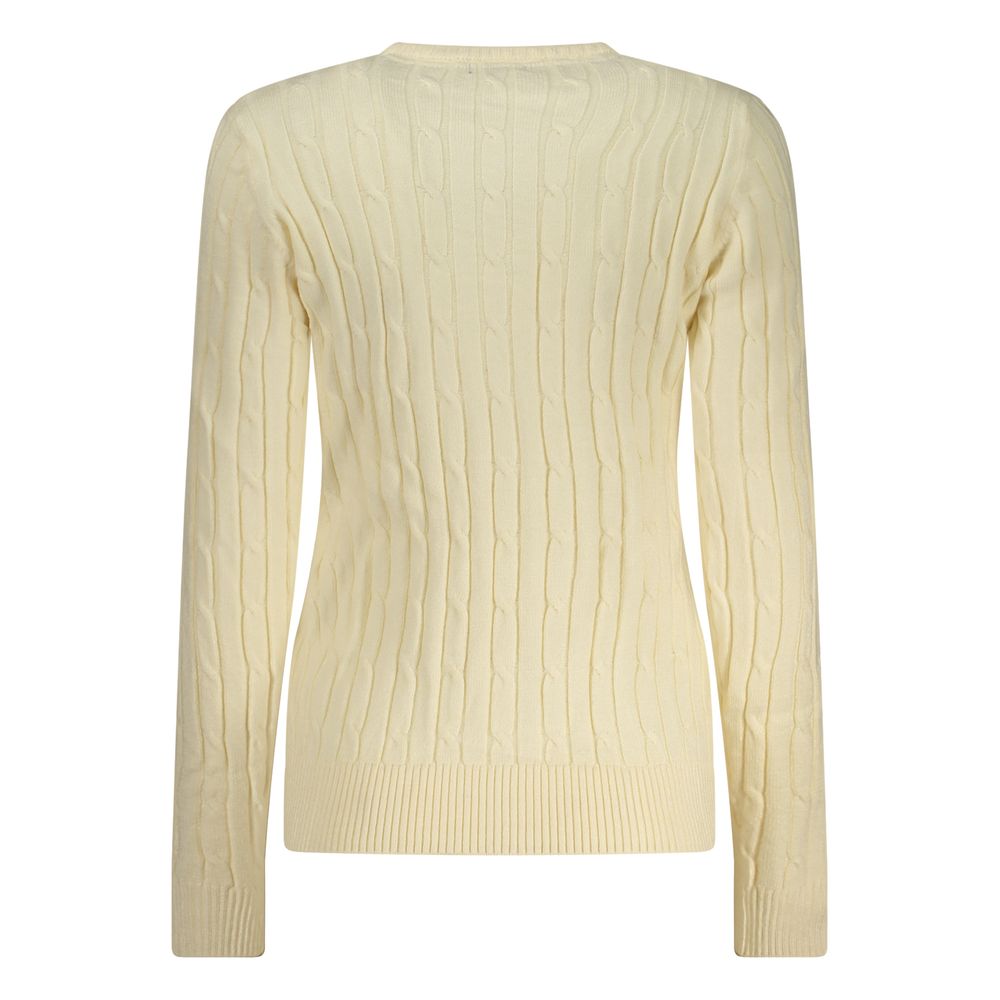 Norwegen 1963 weißer Damenpullover aus Viskose