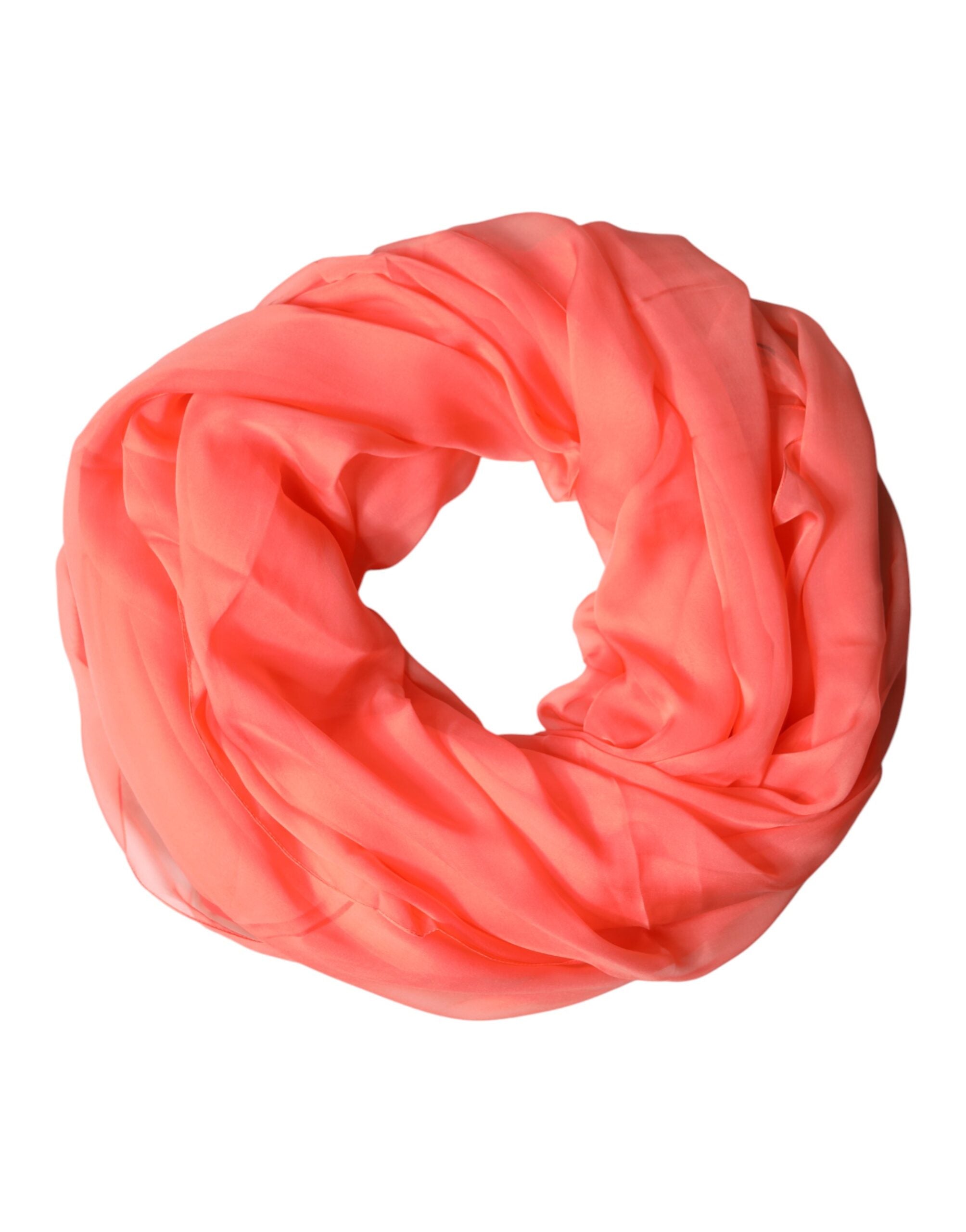 Dolce & Gabbana Light Pink Stole Neck Wrap Shawl Scarf