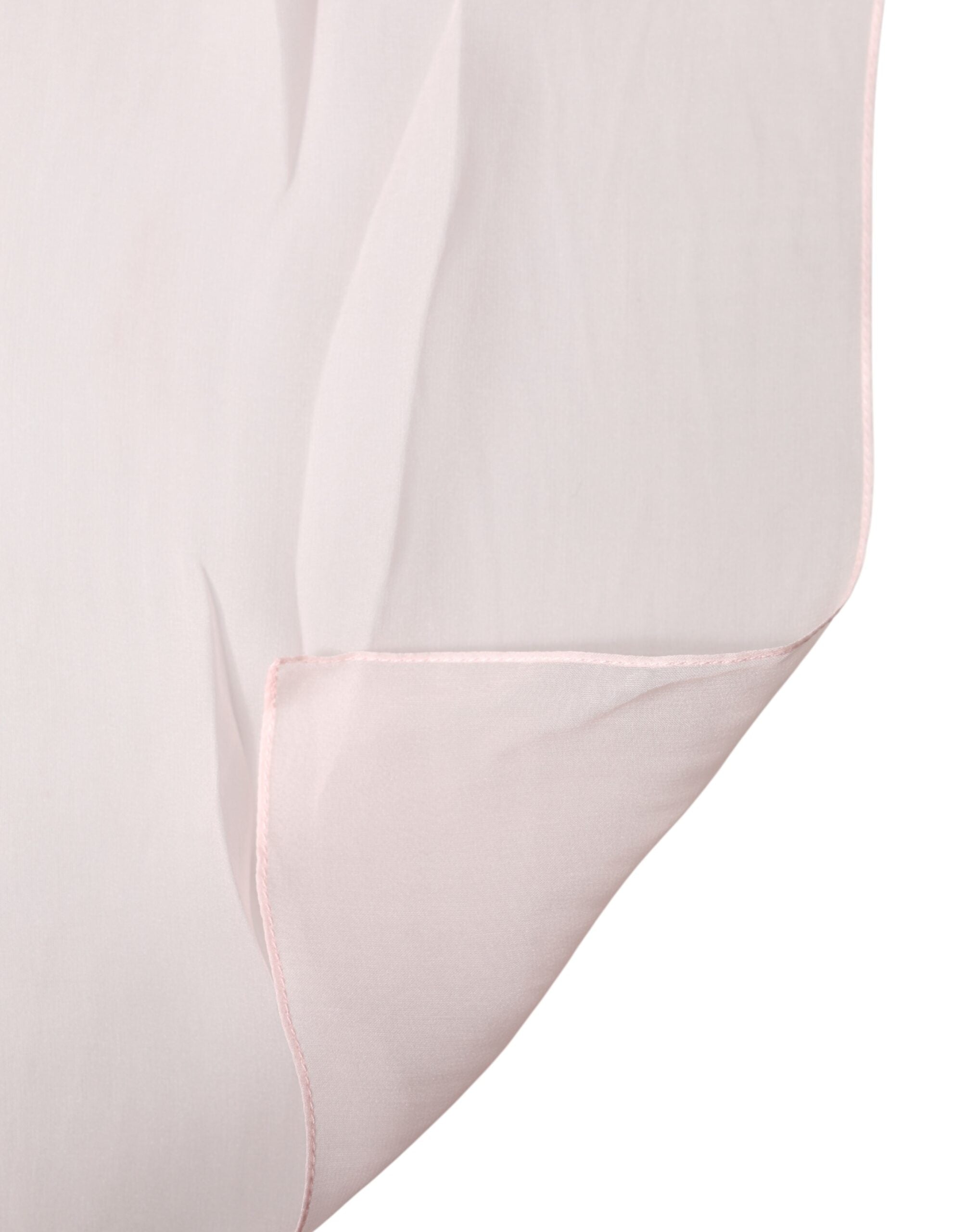 Dolce & Gabbana Light Pink Stole Silk Neck Wrap Shawl Scarf