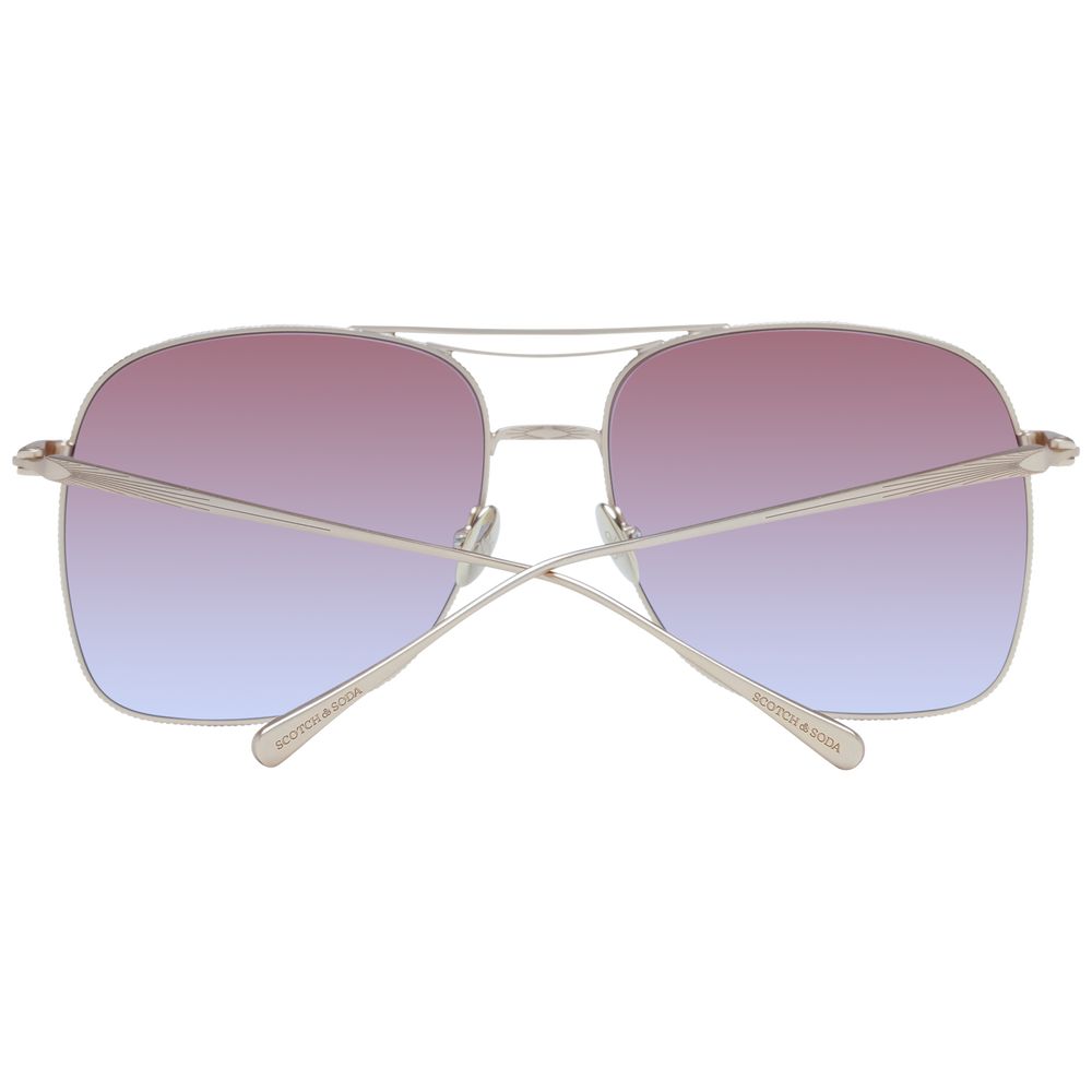 Scotch & Soda Sonnenbrille aus goldfarbenem Edelstahl