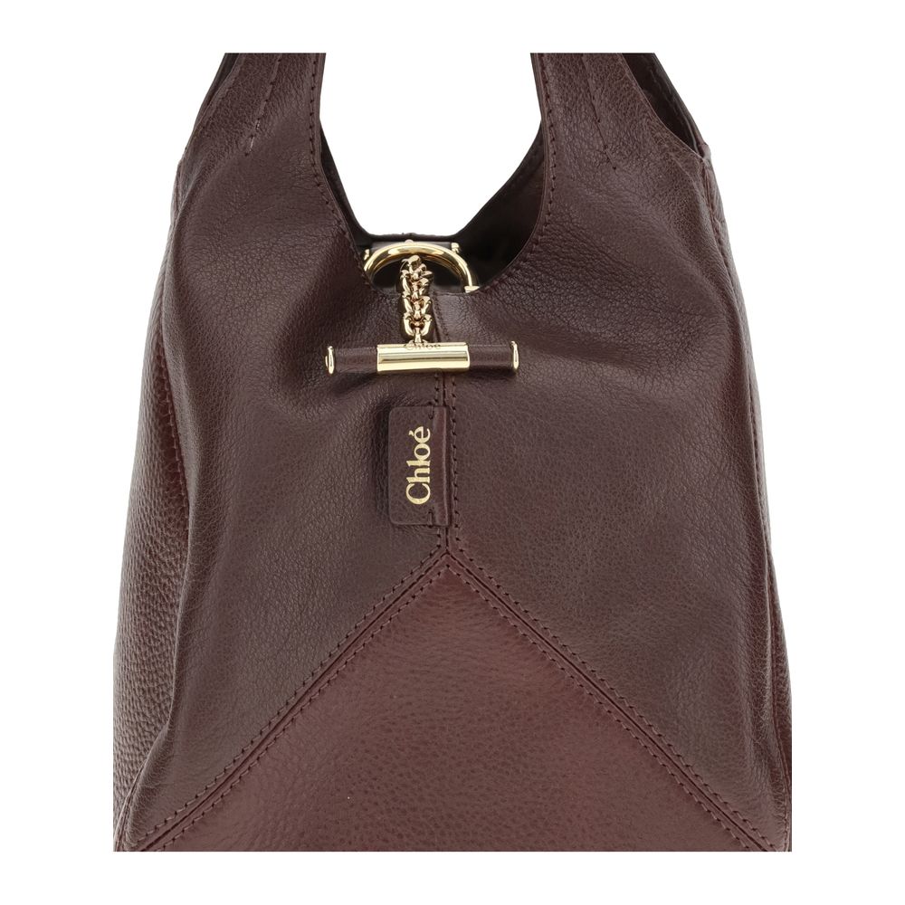 Chloé Brown Buffalo Leather Shoulder Bag