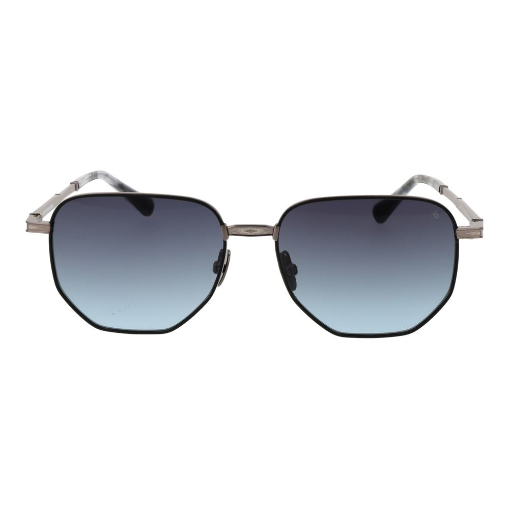 Lunettes de soleil en métal noir Scotch & Soda