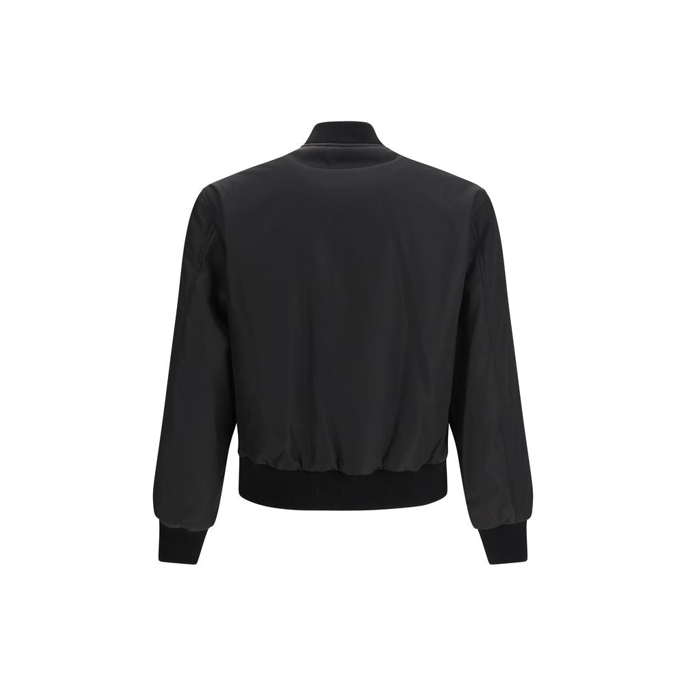 Versace Jacke aus schwarzem Polyamid