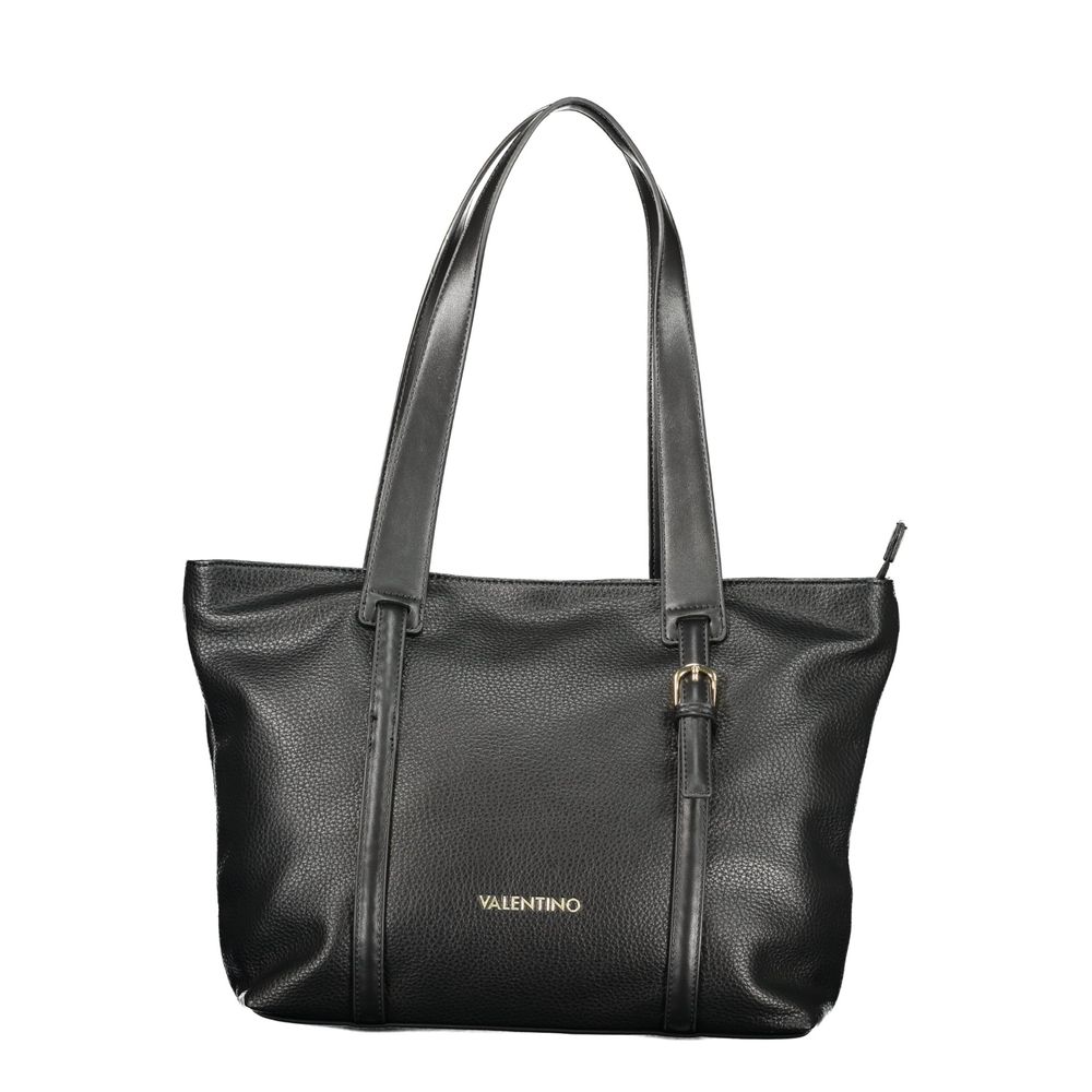Mario Valentino Nero Polyurethane Women Shoulder Bag