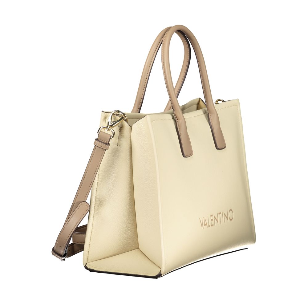 Mario Valentino Beige Polyurethane Women Handbag