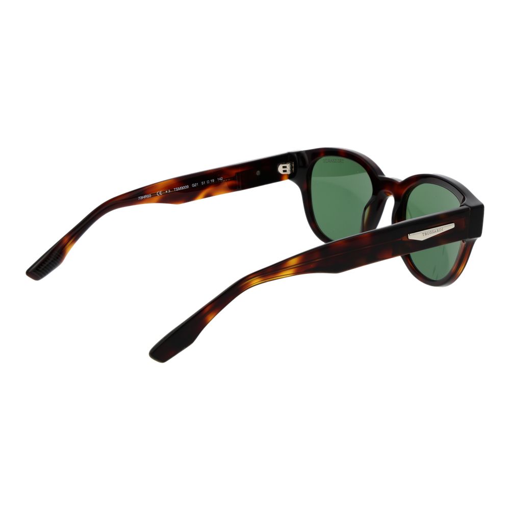 Trussardi Brown Acetate Sunglasses