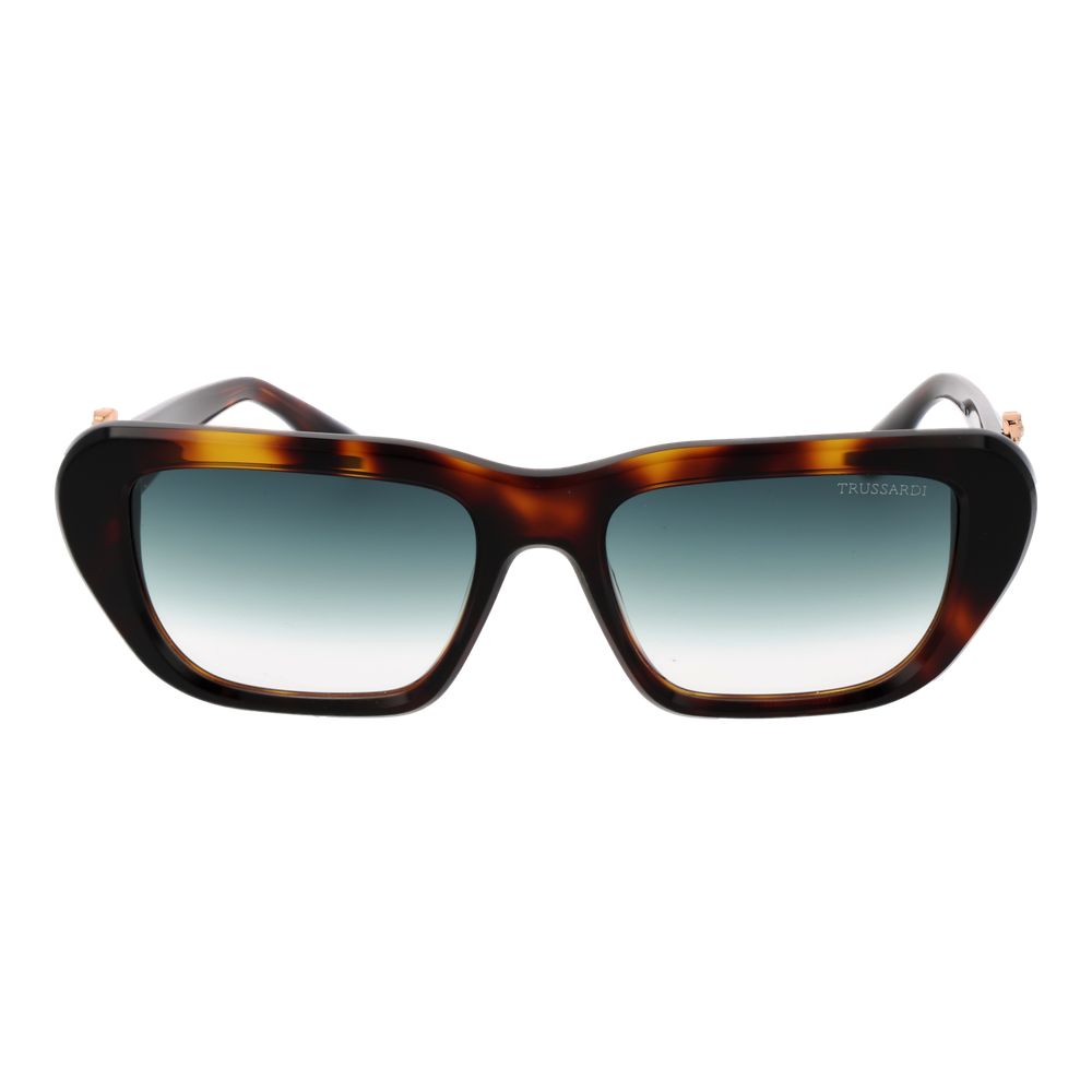 Trussardi Brown Acetate Sunglasses