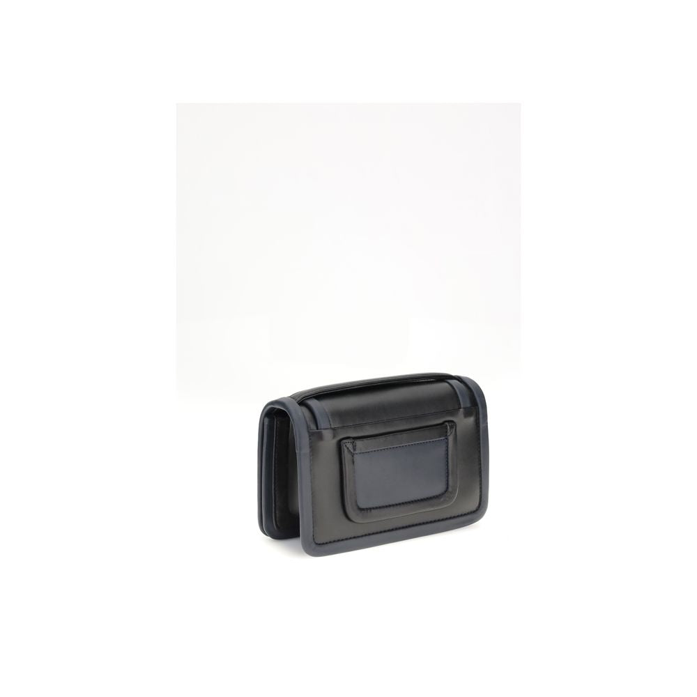 Pierre Hardy Black Calf Leather Bos Taurus Shoulder Bag