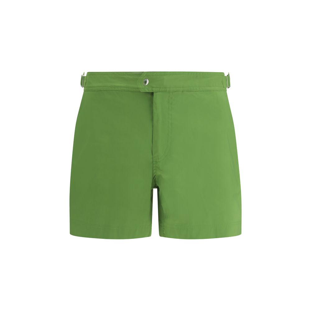 Tom Ford Bicolor Polyester Swim Shorts
