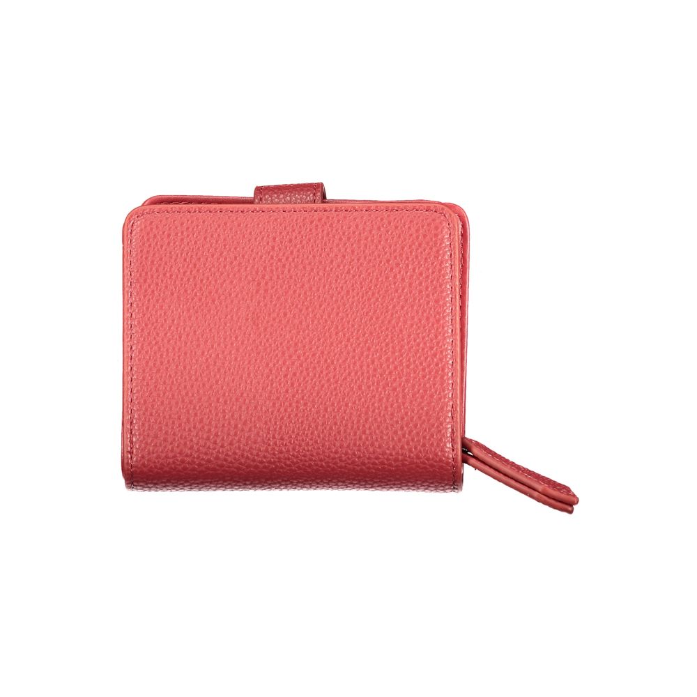 Mario Valentino Rosso Polyurethane Women Wallet