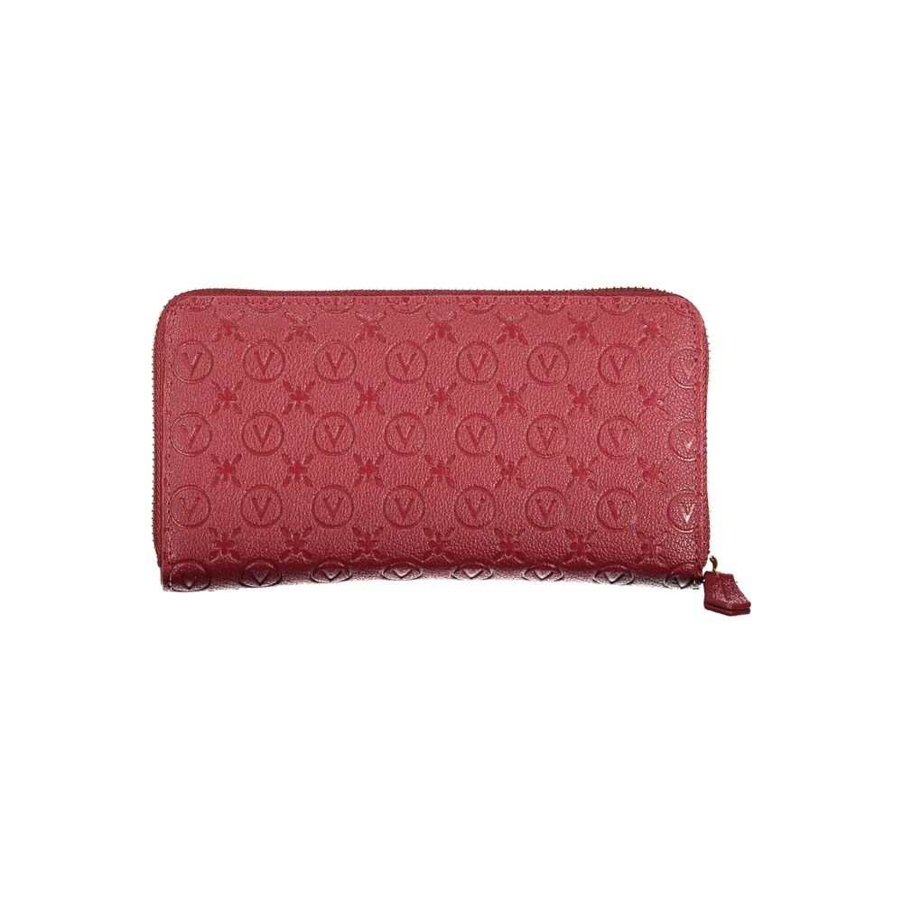 Mario Valentino Rosso Polyurethane Women Wallet