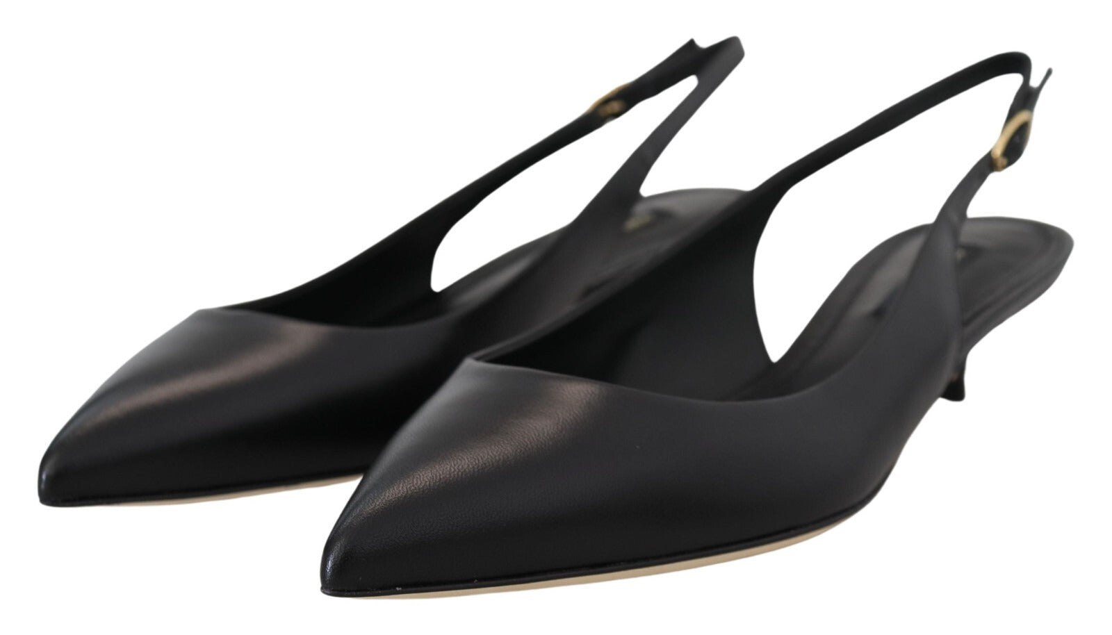Chaussures à talons Dolce & Gabbana en cuir noir