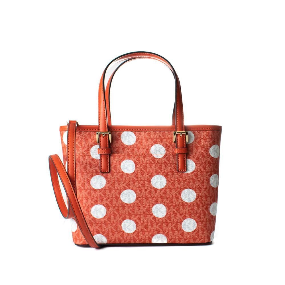 Michael Kors Orange Canvas Tragetasche