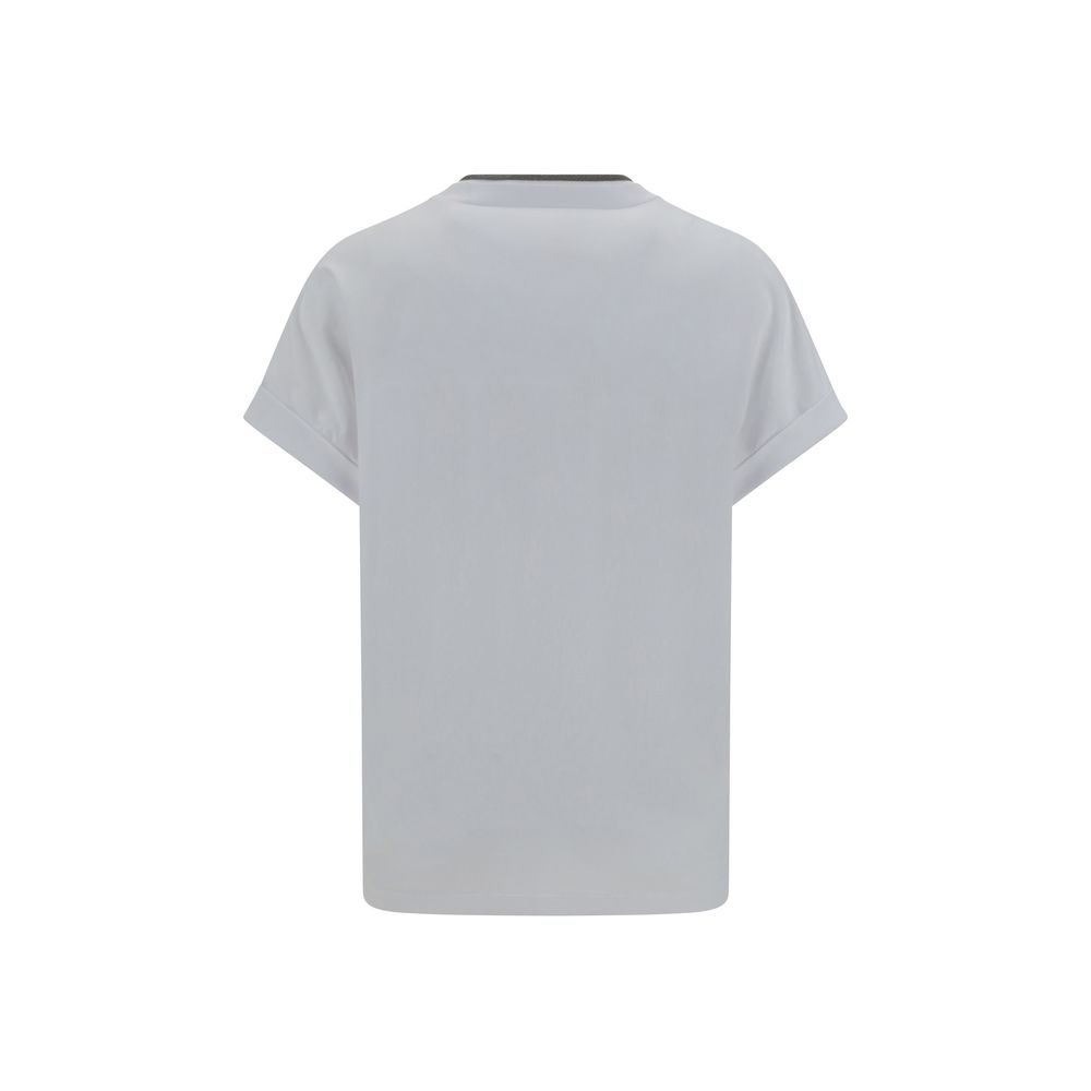 Brunello Cucinelli White Cotton T-Shirt