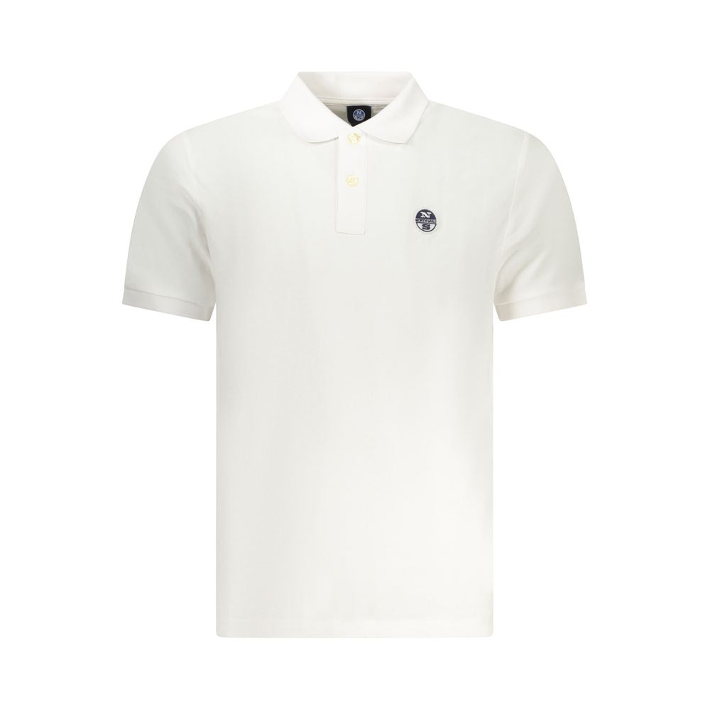 North Sails White Cotton Men's Polo Shirt