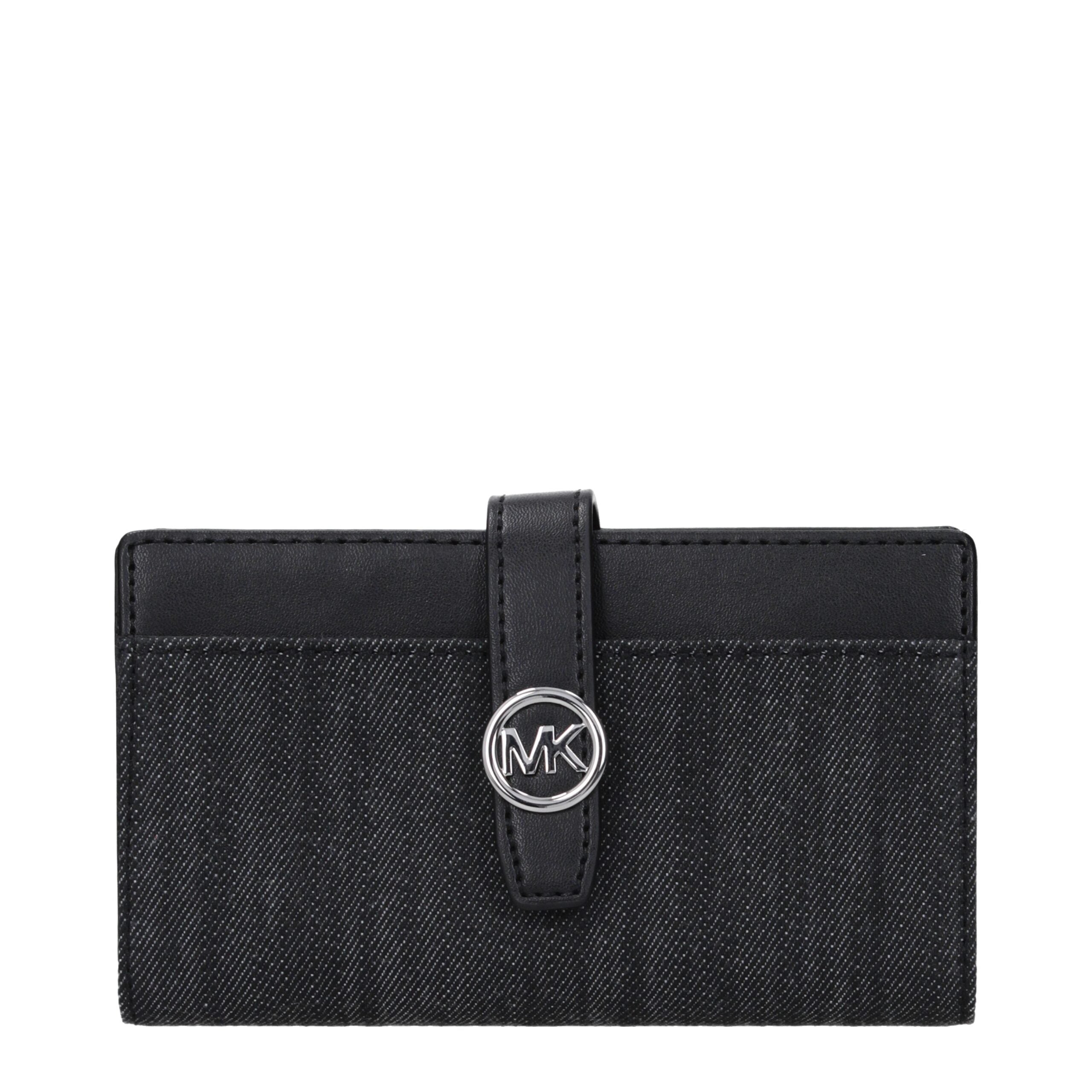 Michael Kors Geldbörse aus schwarzem Stoff