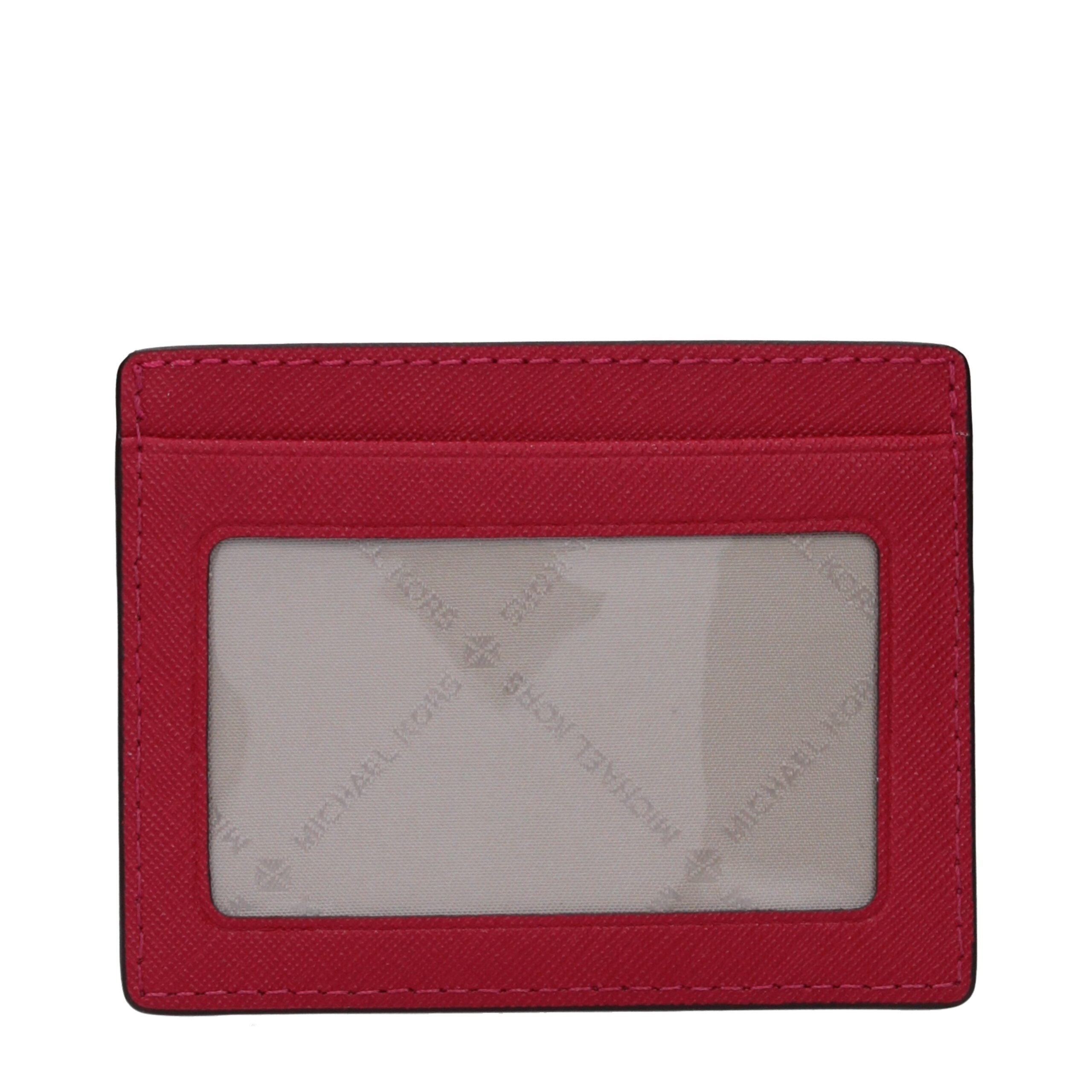 Michael Kors Kartenhalter aus rotem Leder