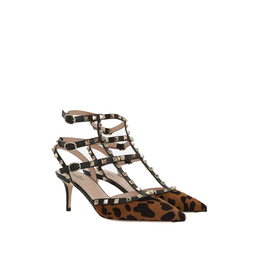 Valentino Garavani Black Calfskin Platform Pumps