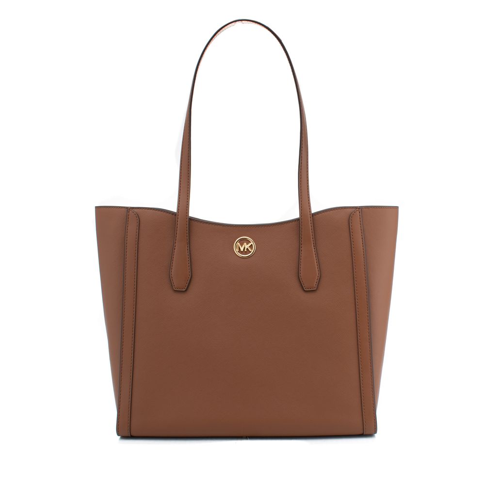 Michael Kors Brown Canvas Tote Bag