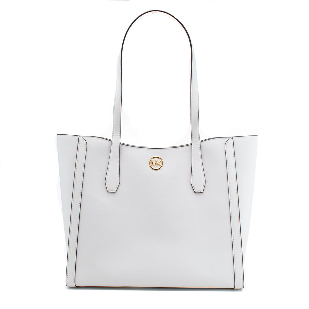 Michael Kors White Canvas Tote Bag