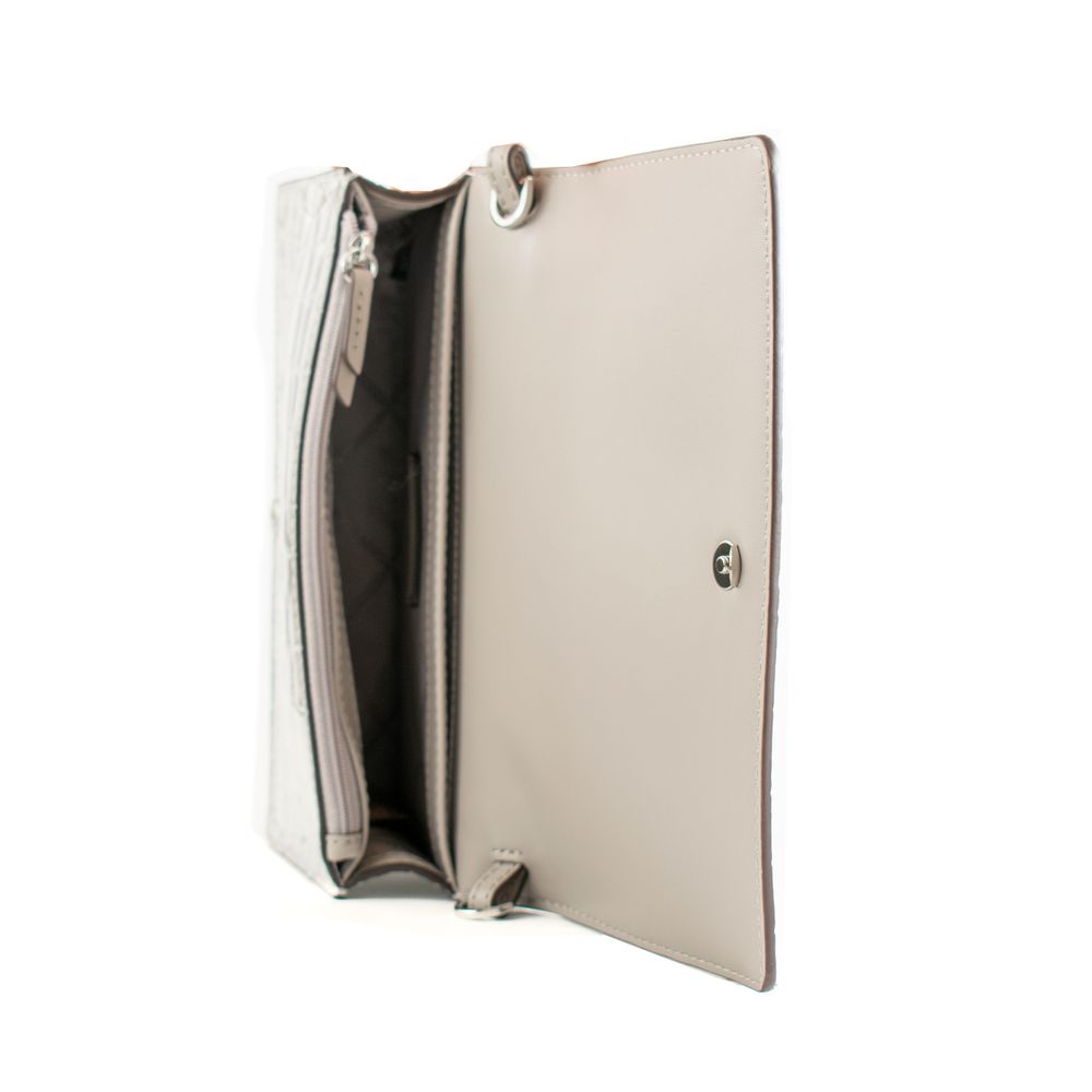 Michael Kors Gray Canvas Shoulder Bag