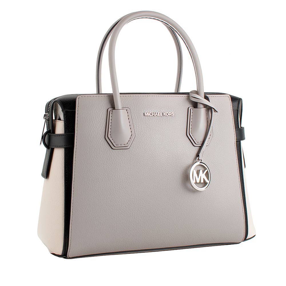 Michael Kors Gray Leather Handbag