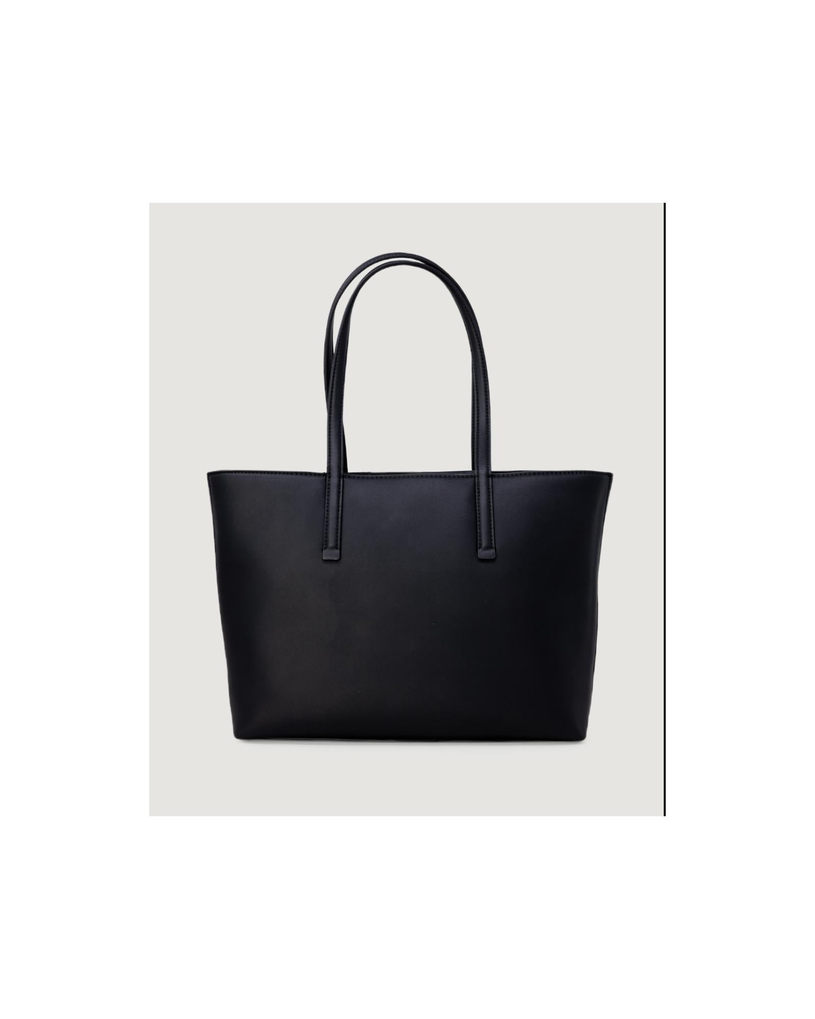 Calvin Klein Black Leather Tote Bag