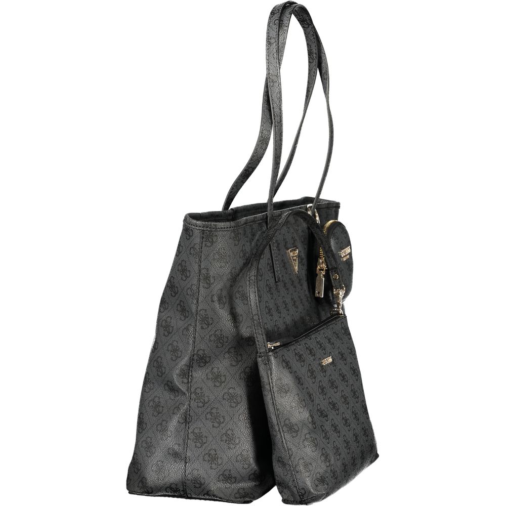 Guess Jeans Grigio Poliuretano Women Handbag