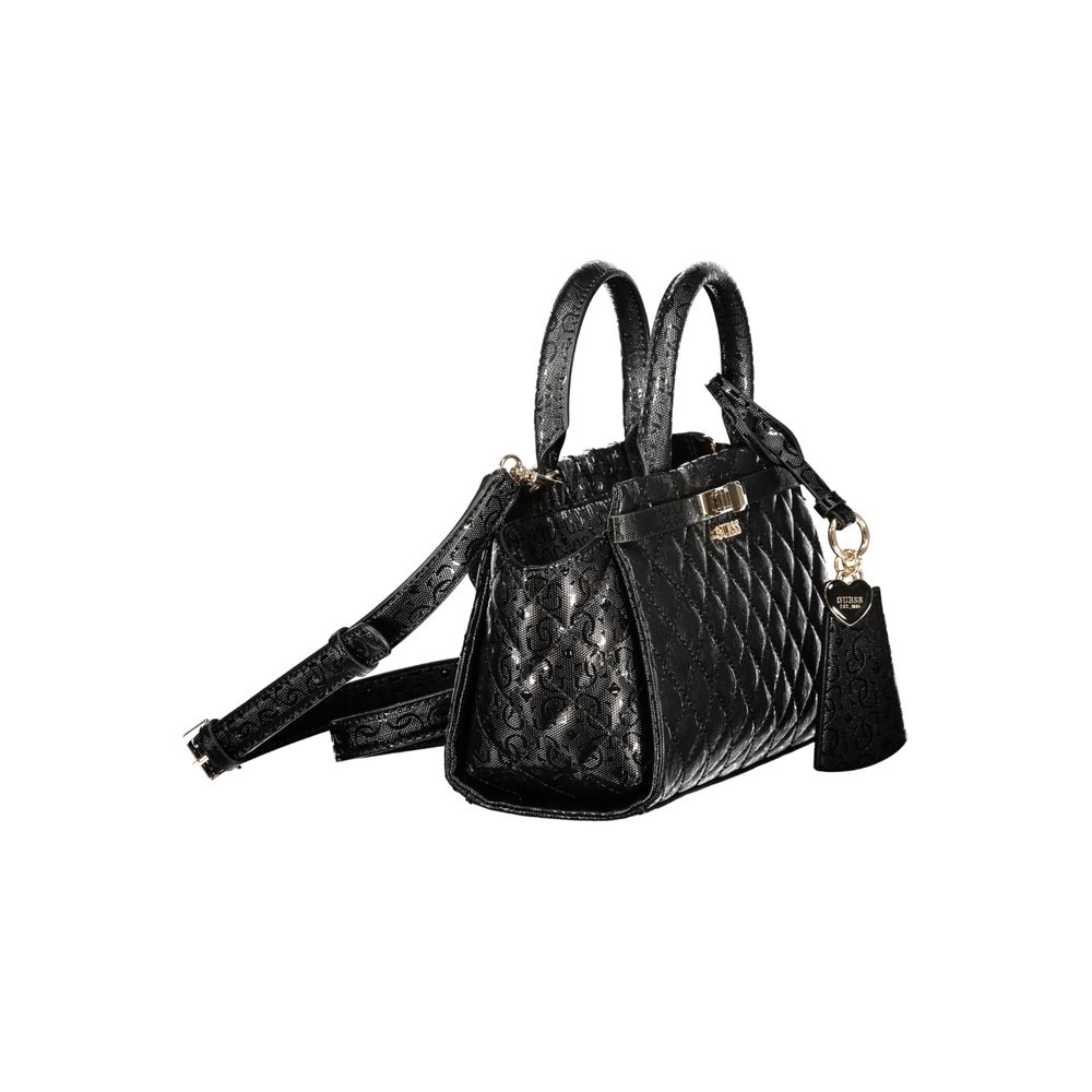 Guess Jeans schwarze Damenhandtasche aus Polyurethan