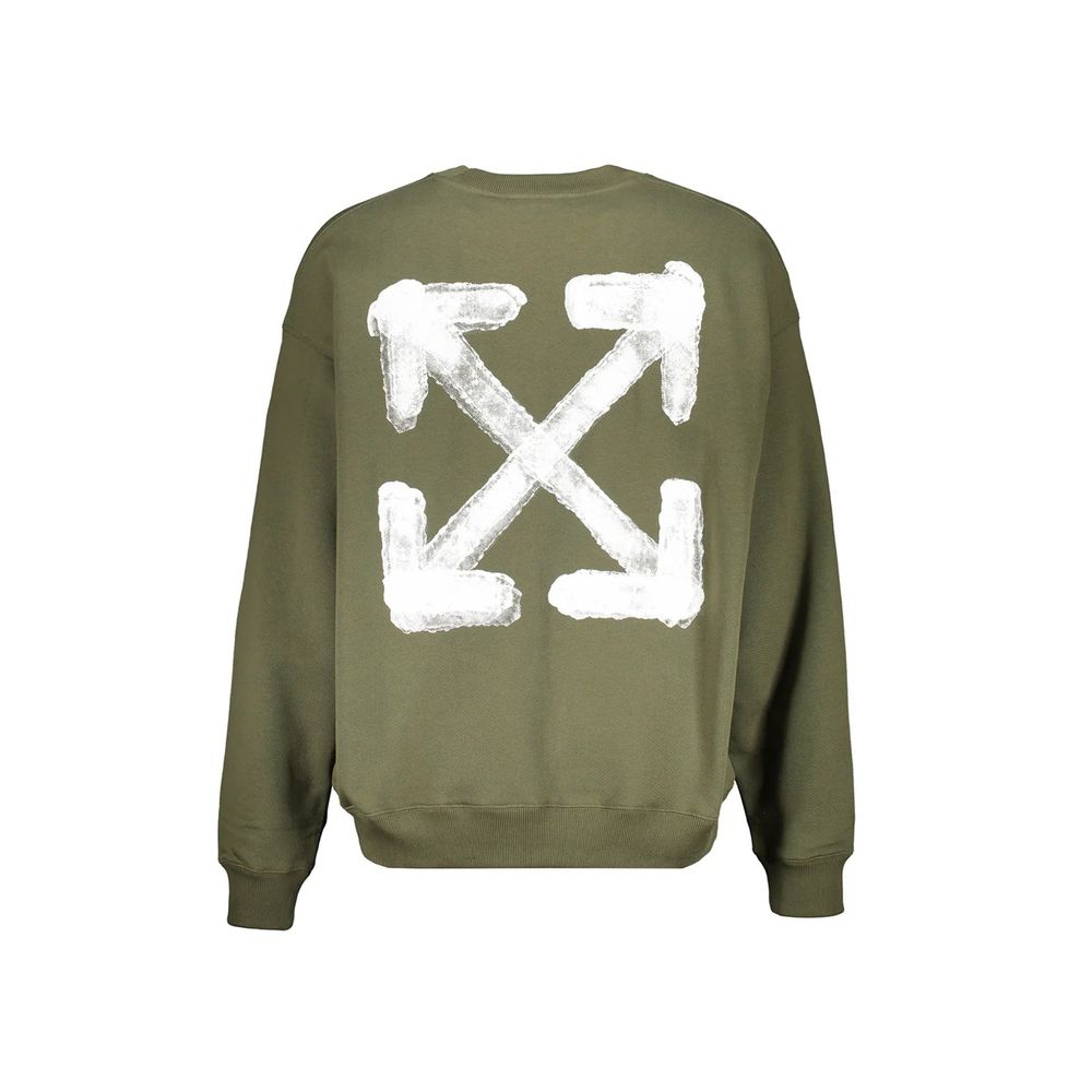 Off-White Bicolor Cotton Sweatshirt
