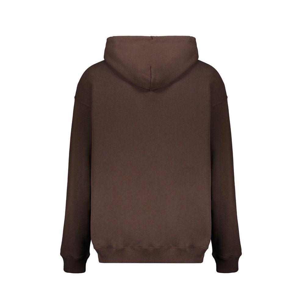 Off-White Brown Cotton Sweatshirt