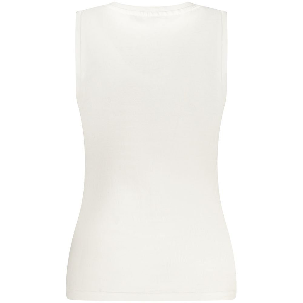 Laura Biagiotti White Cotton Tank Tops