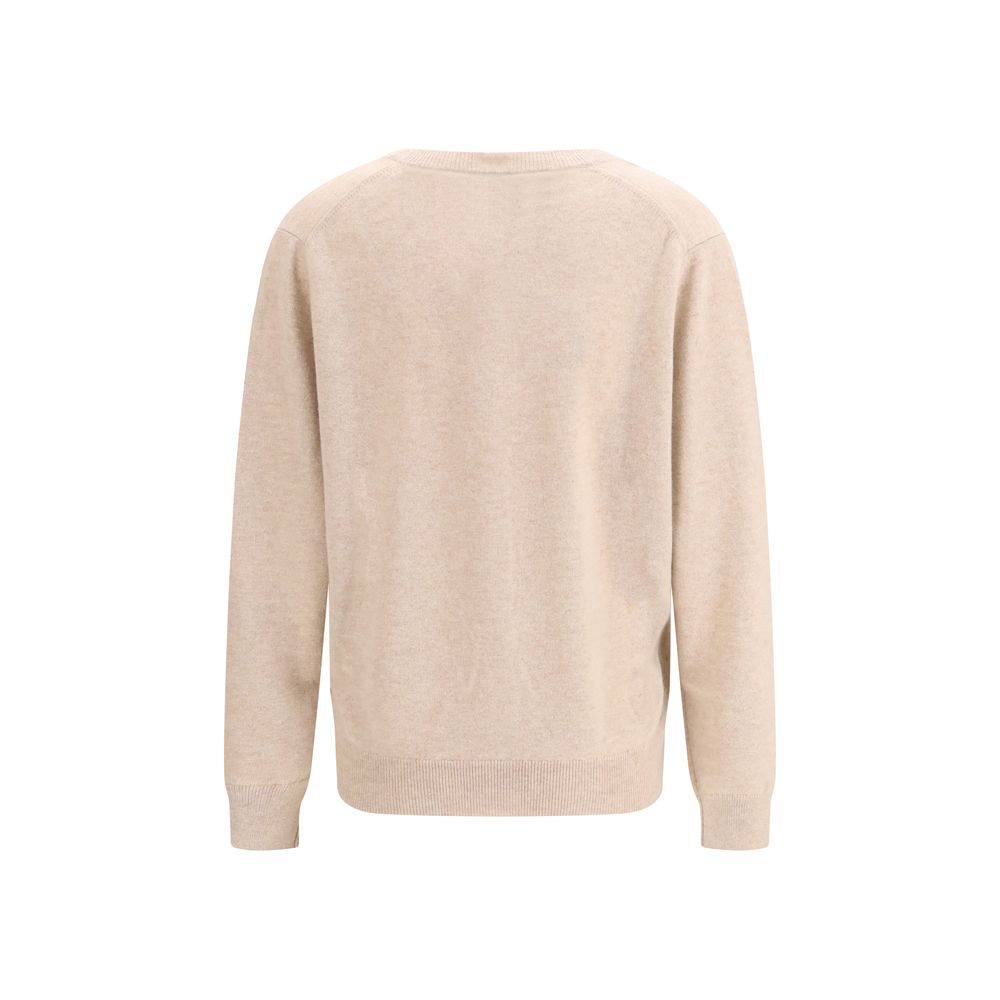 Allude Beige Cashmere Cardigan