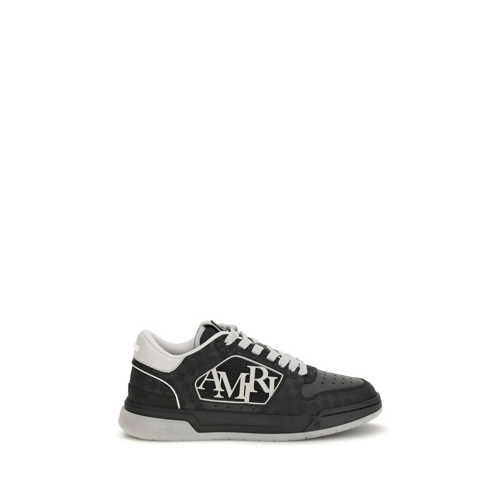 Amiri Black Calf Leather Bos Taurus Low Top Sneakers
