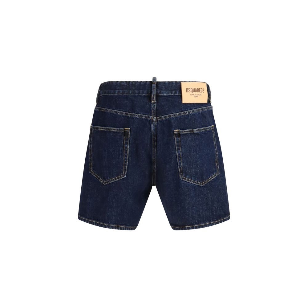 Dsquared² Blue Cotton Bermuda Shorts