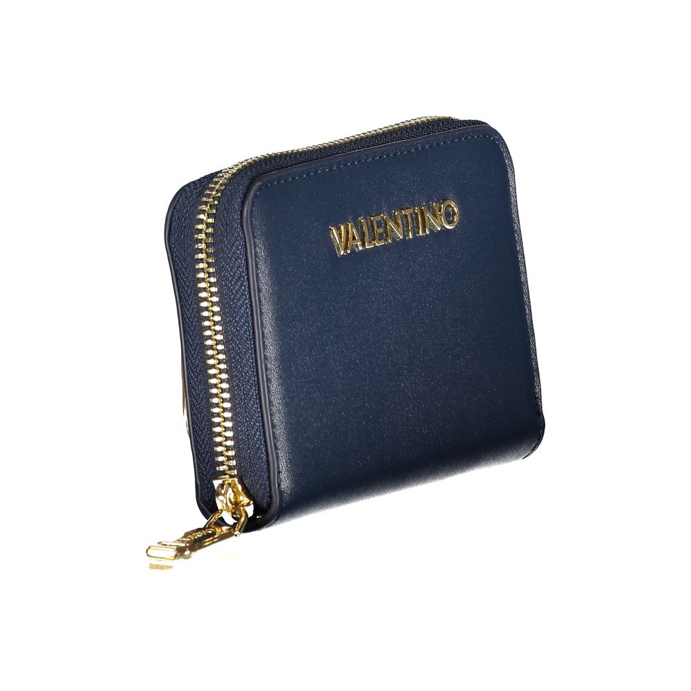 Portefeuille Valentino en polyéthylène bleu