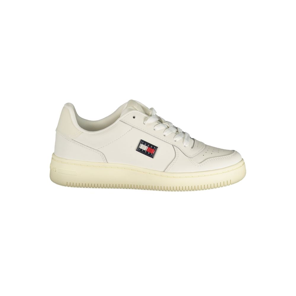 Baskets Tommy Hilfiger en Polyuréthane Blanc pour Femme